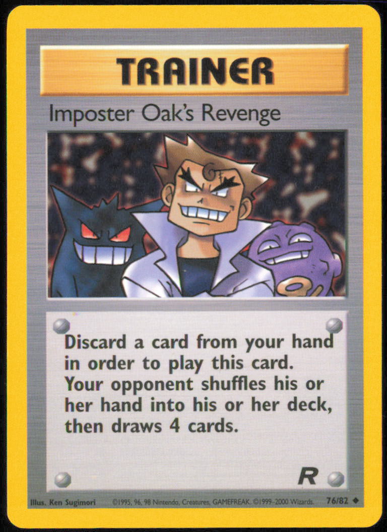 Imposter Oak's Revenge  - Team Rocket  - TR  - 76/82  - Unlimited