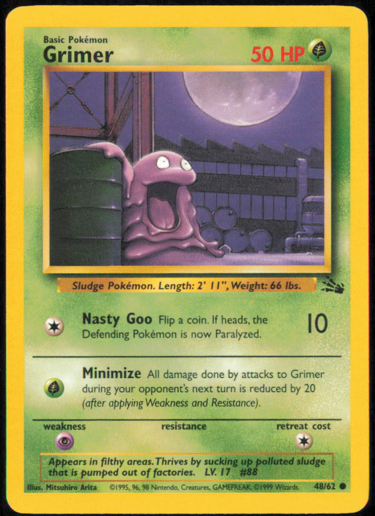 Grimer  - Fossil  - FO  - 48/62  - Unlimited