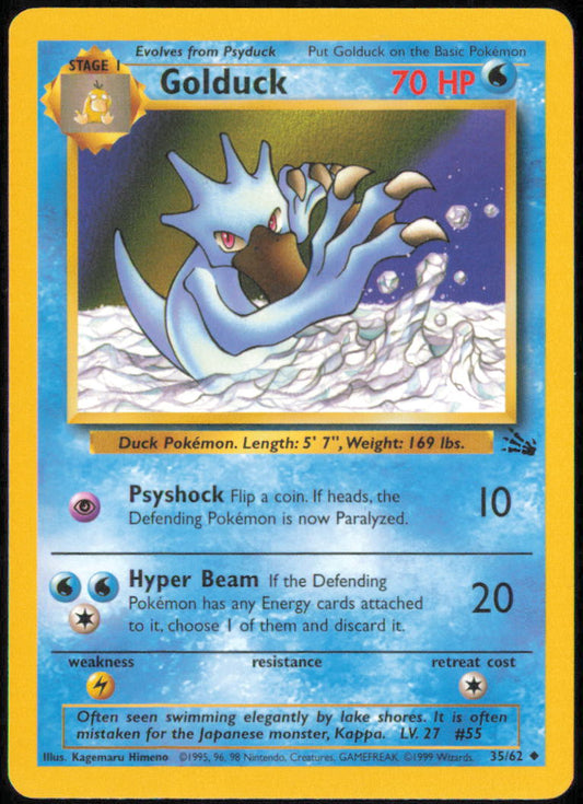 Golduck  - Fossil  - FO  - 35/62  - Unlimited