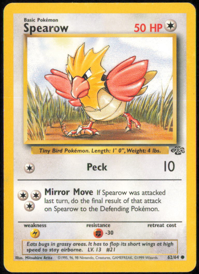 Spearow - Jungle - JU - 62/64 - Unlimited