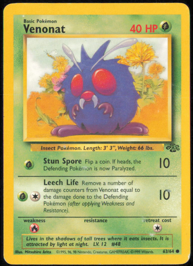 Venonat - Jungle - JU - 63/64 - Unlimited