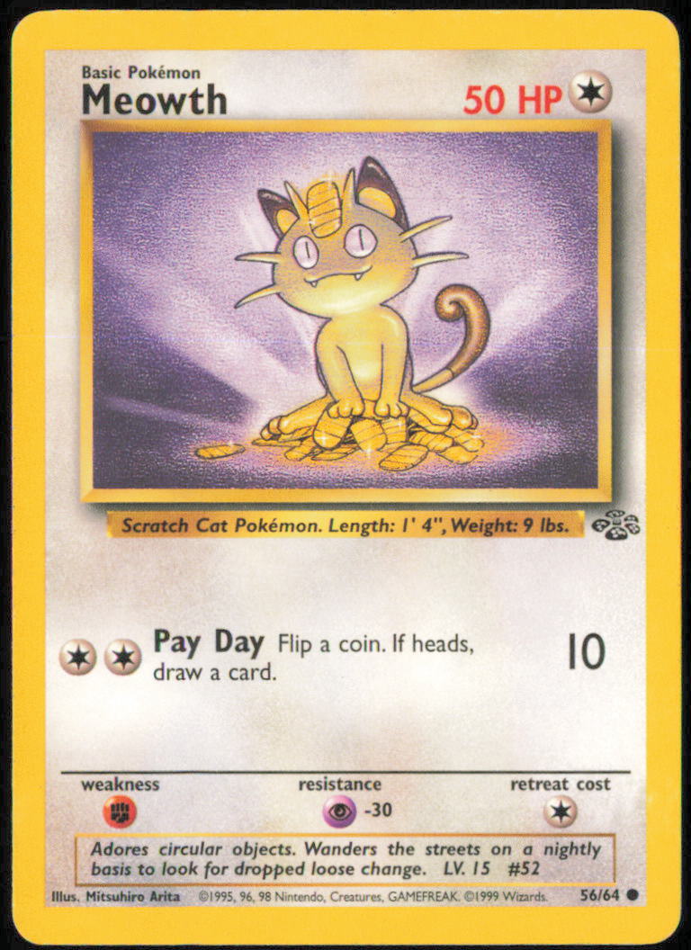 Meowth - Jungle - JU - 56/64 - Unlimited