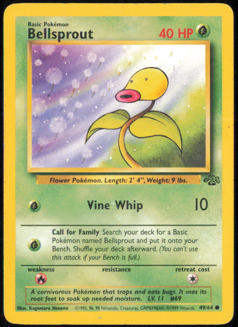 Bellsprout - Jungle - JU - 49/64 - Unlimited