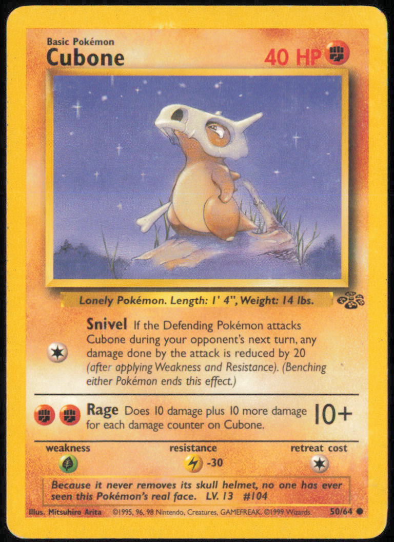 Cubone - Jungle - JU - 50/64 - Unlimited