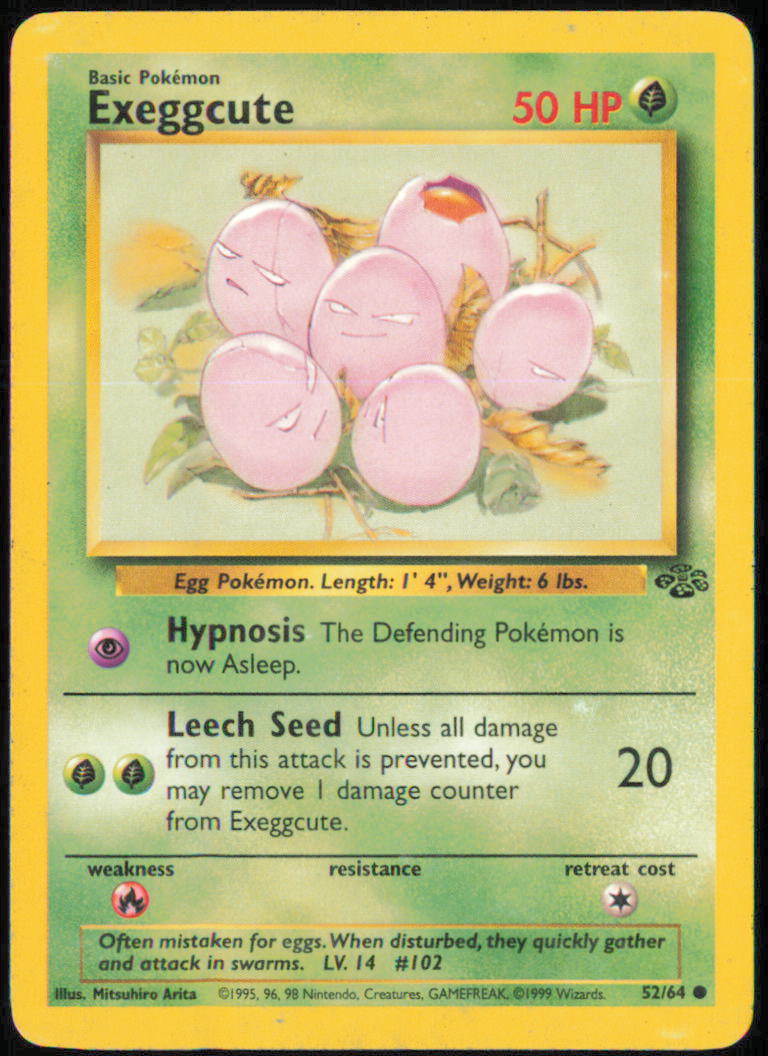Exeggcute - Jungle - JU - 52/64 - Unlimited