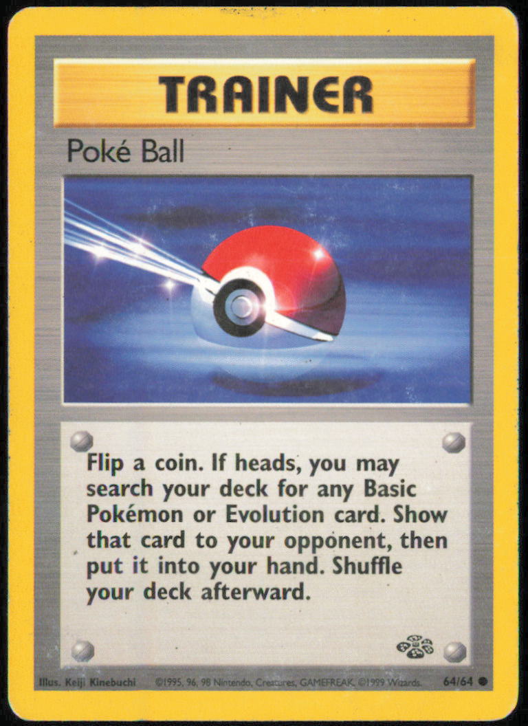 Poke Ball - Jungle - JU - 64/64 - Unlimited