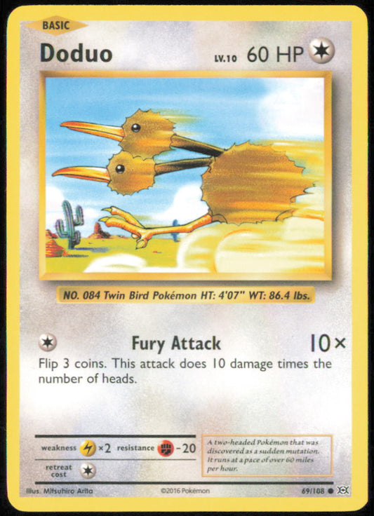 Doduo - XY - Evolutions - EVO - 69/108 - Normal