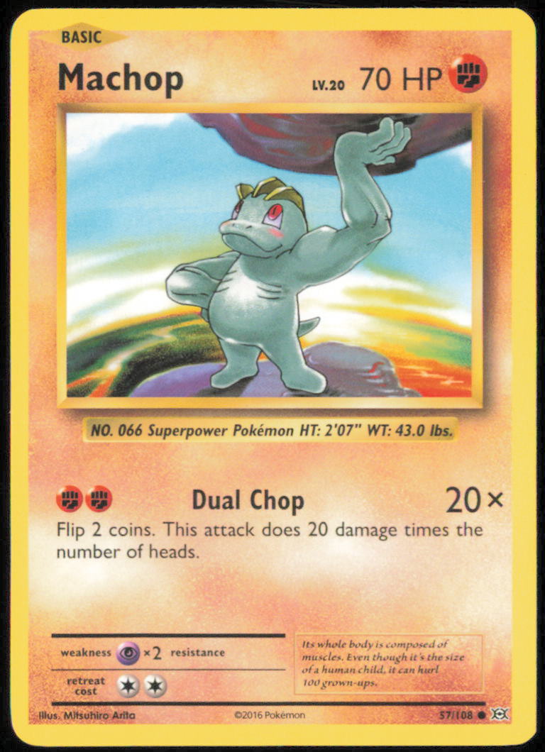 Machop - XY - Evolutions - EVO - 57/108 - Normal