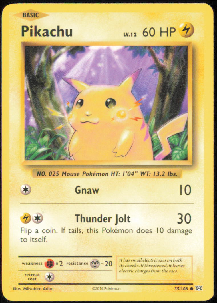 Pikachu - XY - Evolutions - EVO - 35/108 - Normal