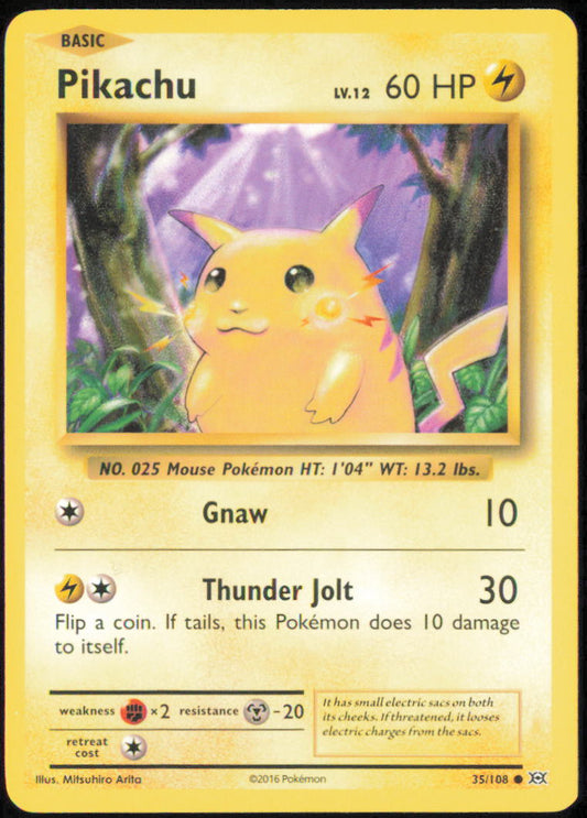 Pikachu - XY - Evolutions - EVO - 35/108 - Normal