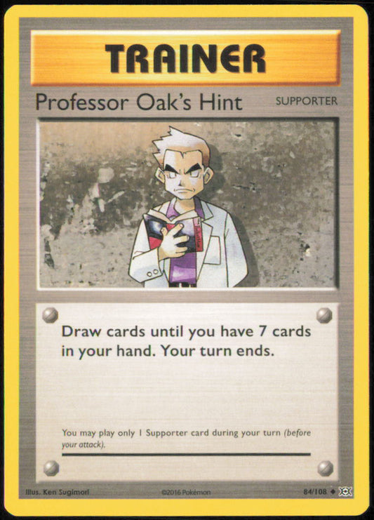 Professor Oak's Hint - XY - Evolutions - EVO - 84/108 - Normal