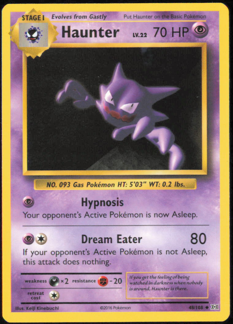 Haunter - XY - Evolutions - EVO - 48/108 - Normal
