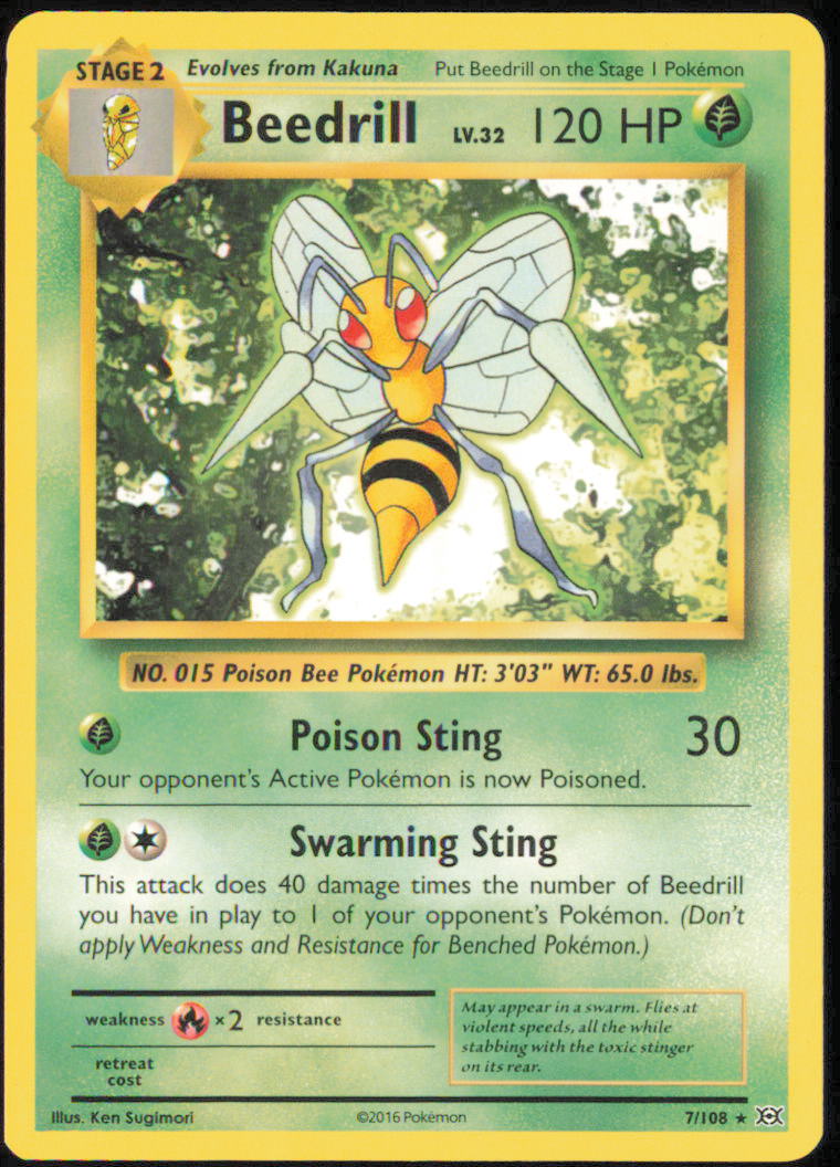 Beedrill - XY - Evolutions - EVO - 7/108 - Normal