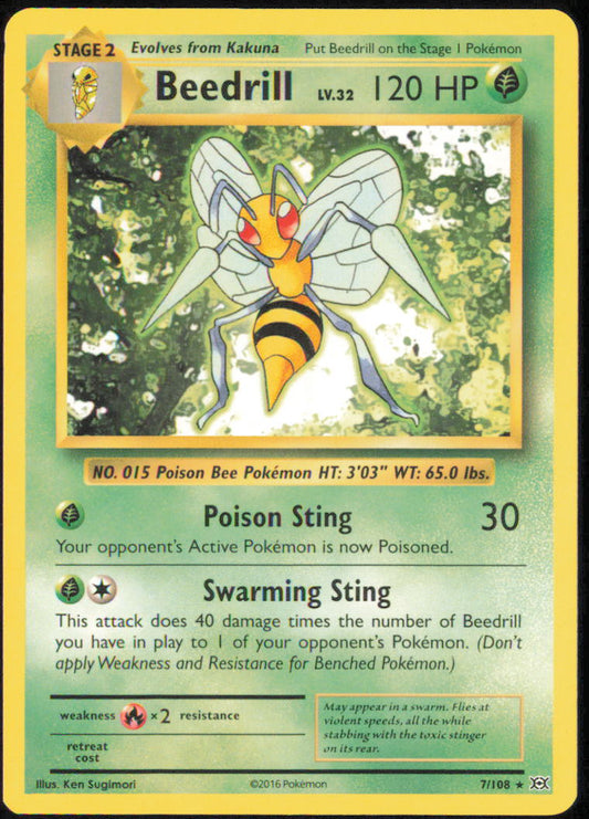 Beedrill - XY - Evolutions - EVO - 7/108 - Normal