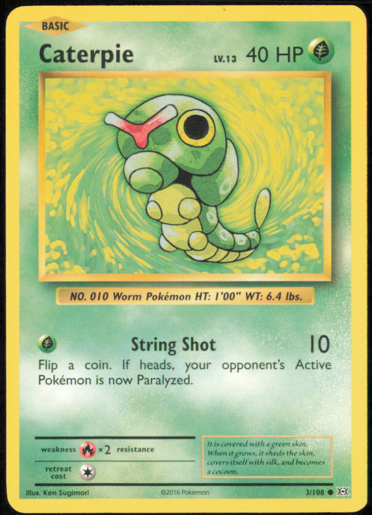 Caterpie - XY - Evolutions - EVO - 3/108 - Normal