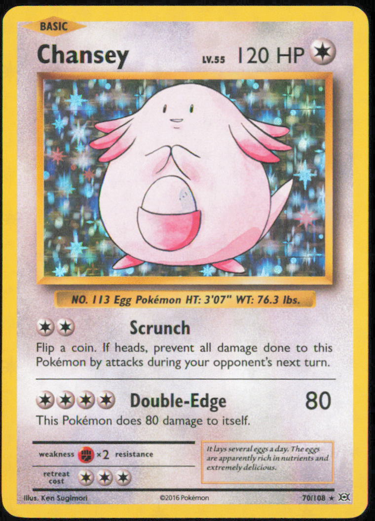Chansey - XY - Evolutions - EVO - 70/108 - Holofoil