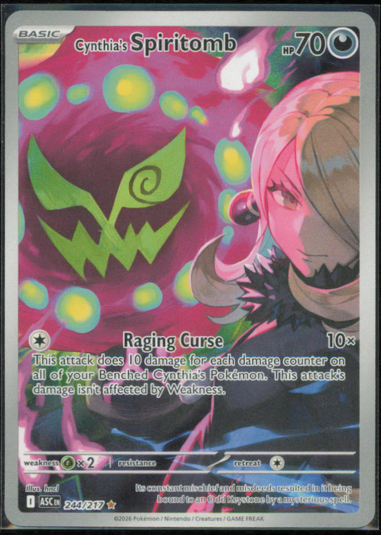 Cynthia's Spiritomb - 244/217 - ME: Ascended Heroes - ASC - 244/217 - Holofoil