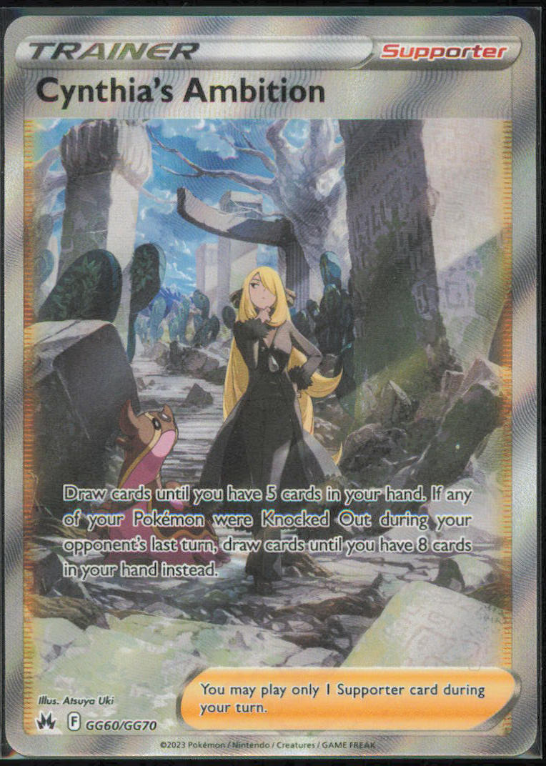 Cynthia's Ambition - SWSH: Crown Zenith: Galarian Gallery - CRZ:GG - GG60/GG70 - Holofoil
