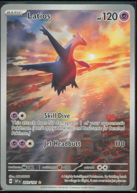 Latios - 203/191 - SV08: Surging Sparks - SSP - 203/191 - Holofoil