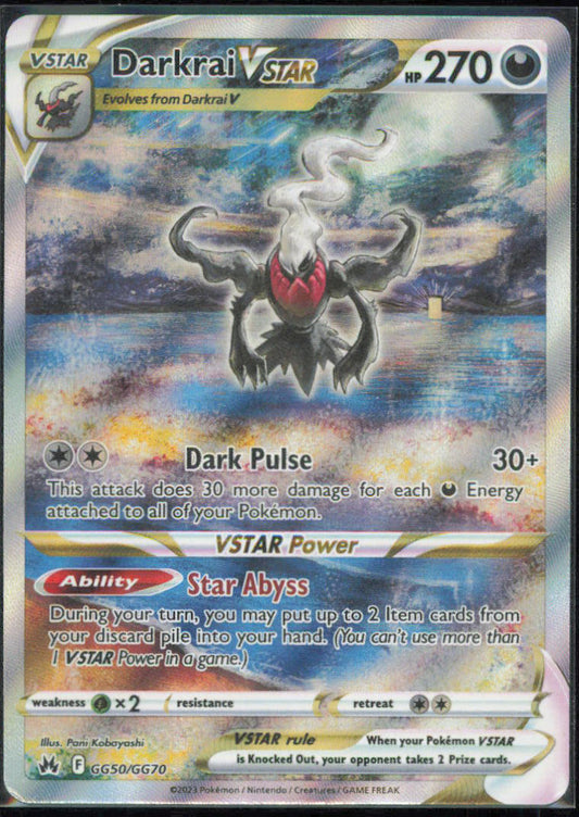 Darkrai VSTAR - SWSH: Crown Zenith: Galarian Gallery - CRZ:GG - GG50/GG70 - Holofoil