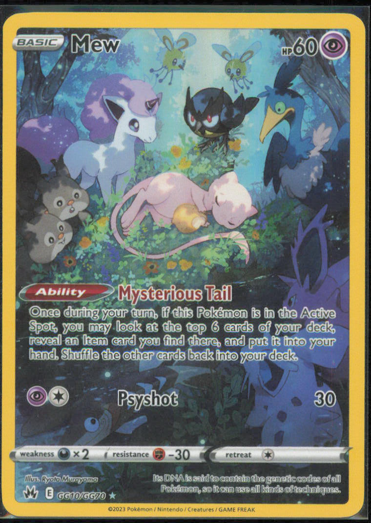 Mew - SWSH: Crown Zenith: Galarian Gallery - CRZ:GG - GG10/GG70 - Holofoil
