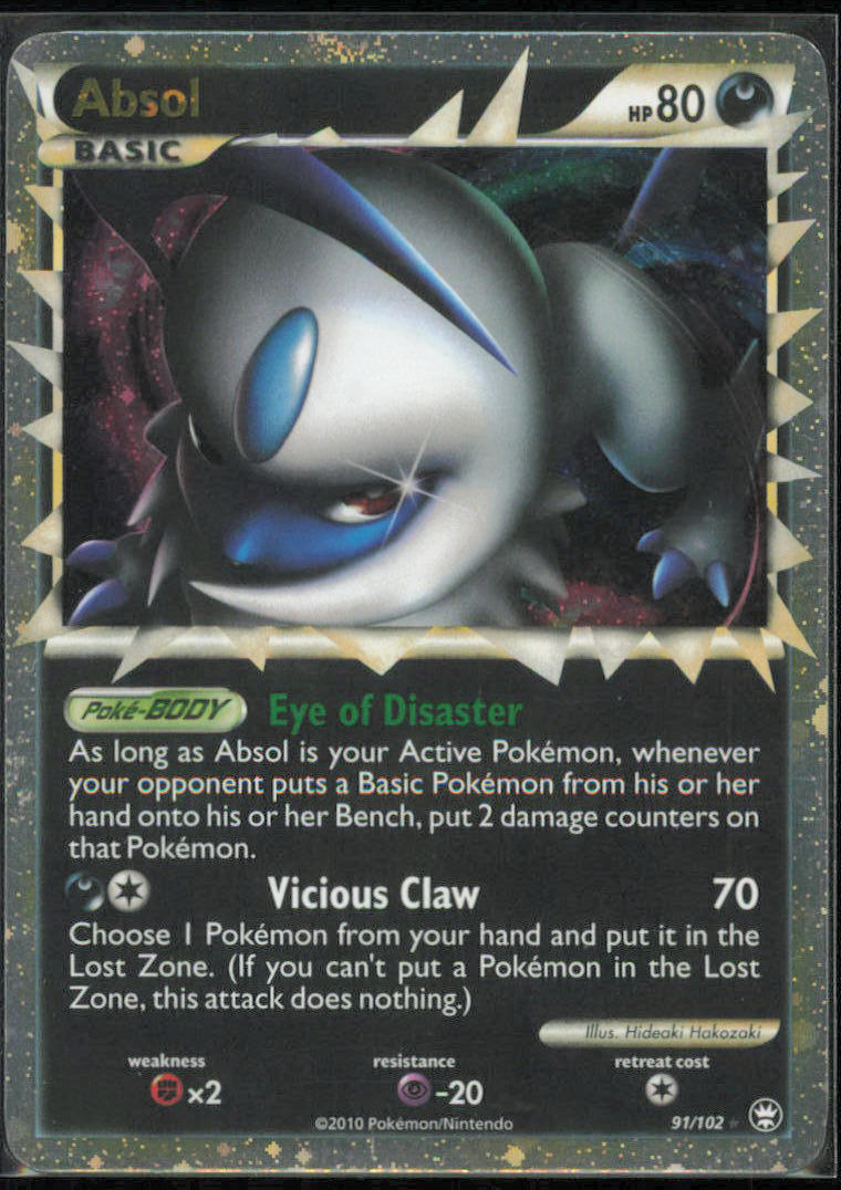 Absol (Prime) - Triumphant - TM - 91/102 - Holofoil