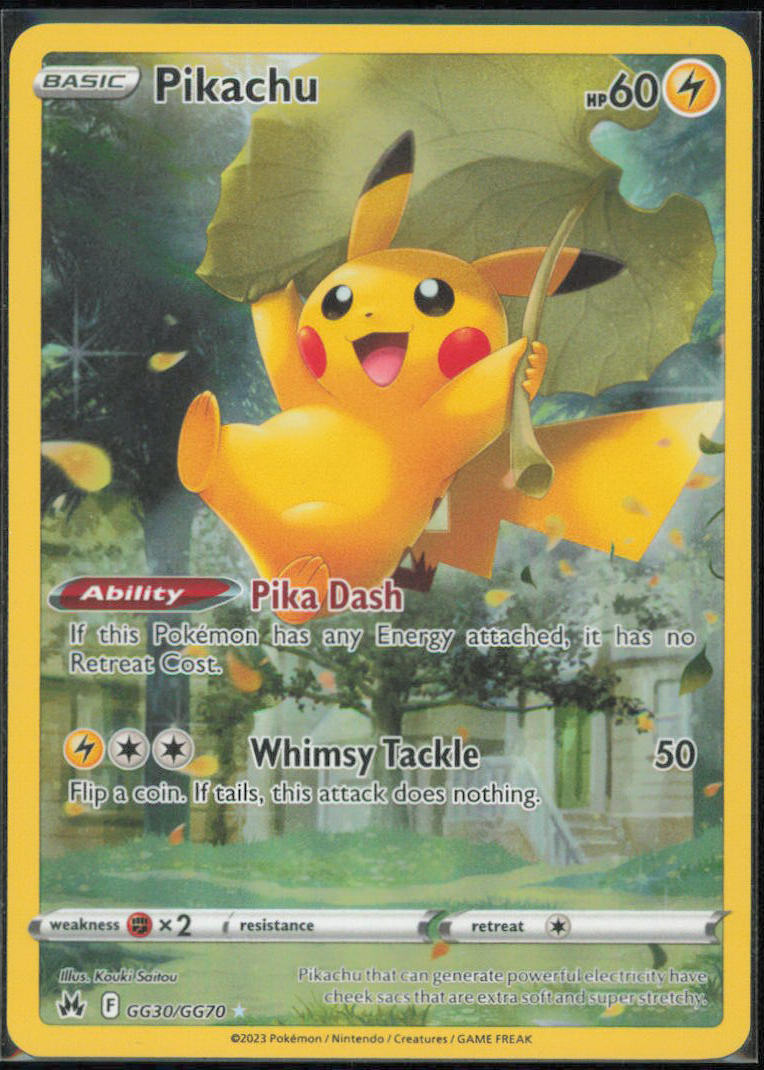 Pikachu - SWSH: Crown Zenith: Galarian Gallery - CRZ:GG - GG30/GG70 - Holofoil