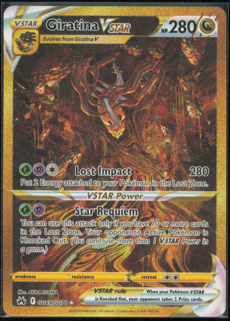 Giratina VSTAR (Secret) - SWSH: Crown Zenith: Galarian Gallery - CRZ:GG - GG69/GG70 - Holofoil