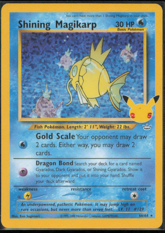 Shining Magikarp - Celebrations: Classic Collection - CCC - 66/64 - Holofoil