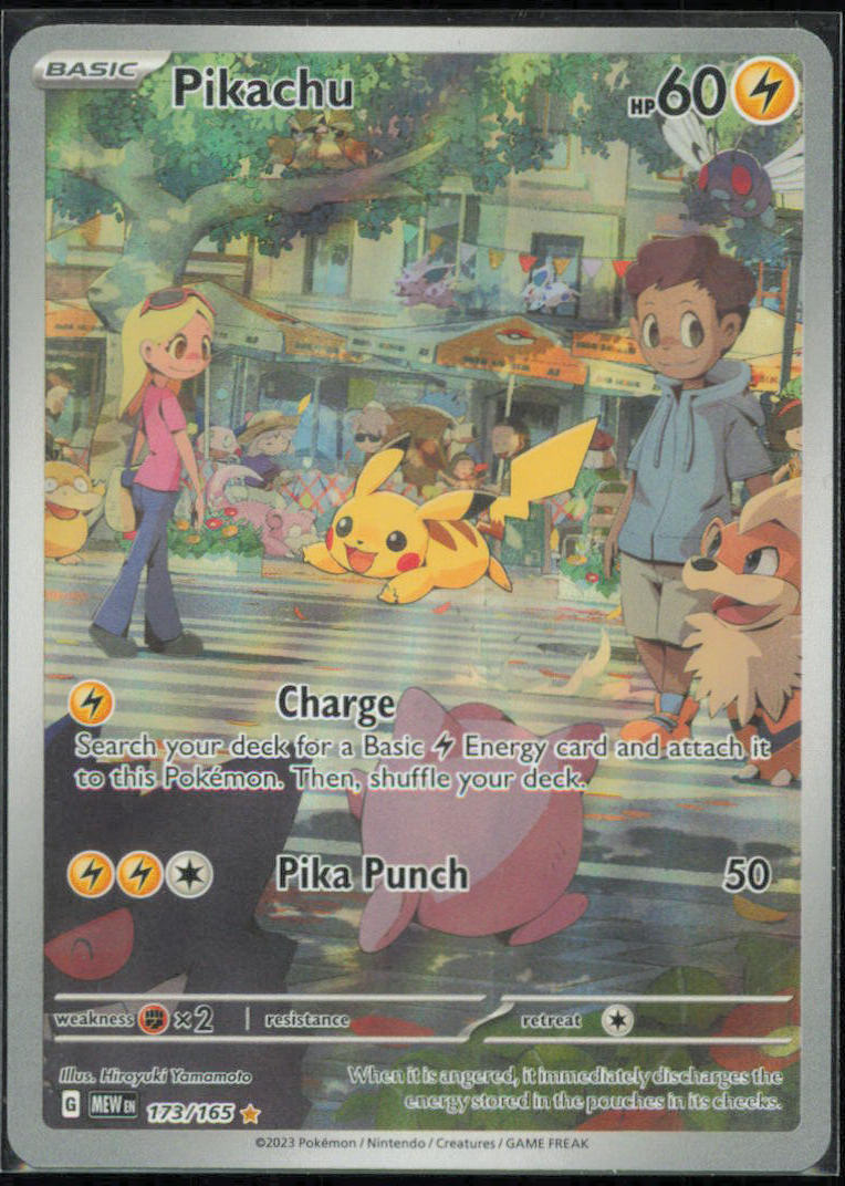 Pikachu - 173/165 - SV: Scarlet & Violet 151 - MEW - 173/165 - Holofoil