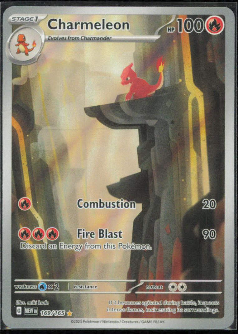 Charmeleon - 169/165 - SV: Scarlet & Violet 151 - MEW - 169/165 - Holofoil