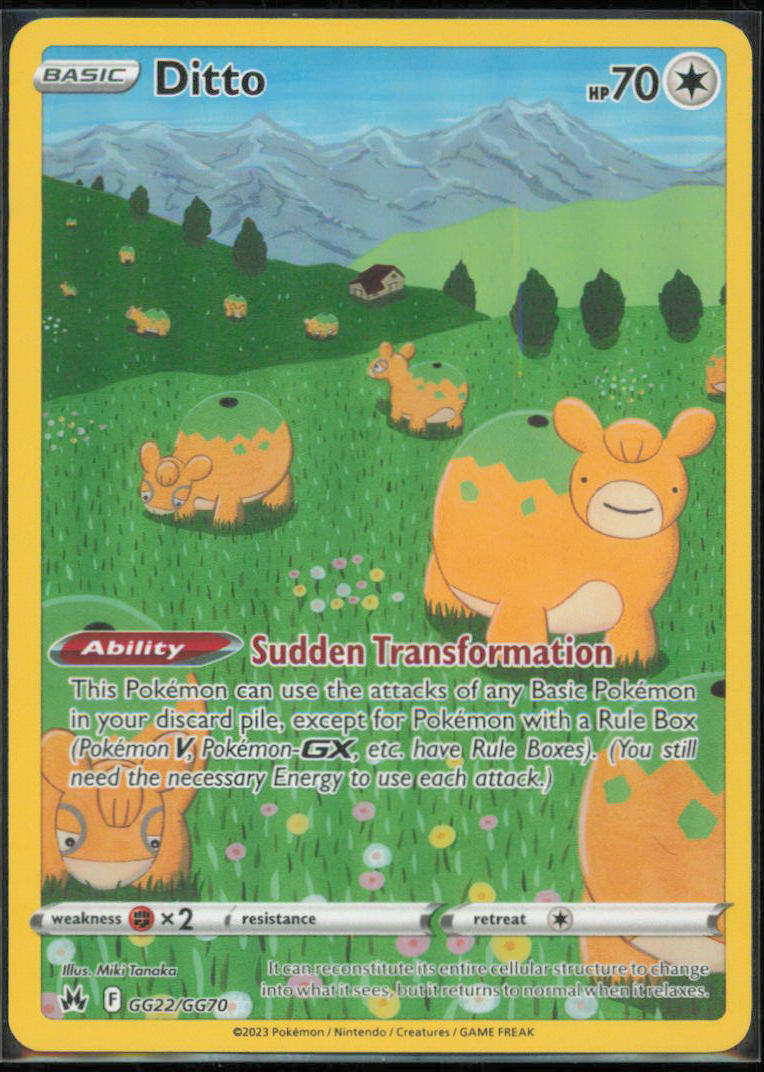 Ditto - SWSH: Crown Zenith: Galarian Gallery - CRZ:GG - GG22/GG70 - Holofoil