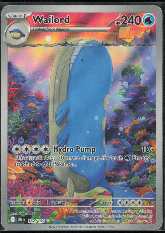 Wailord - 162/159 - SV09: Journey Together - JTG - 162/159 - Holofoil