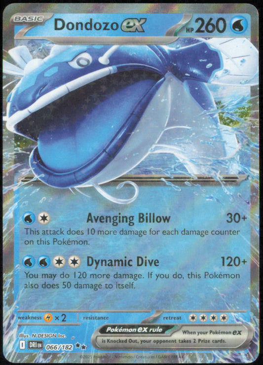 Dondozo ex - 066/182 - SV10: Destined Rivals - DRI - 066/182 - Holofoil