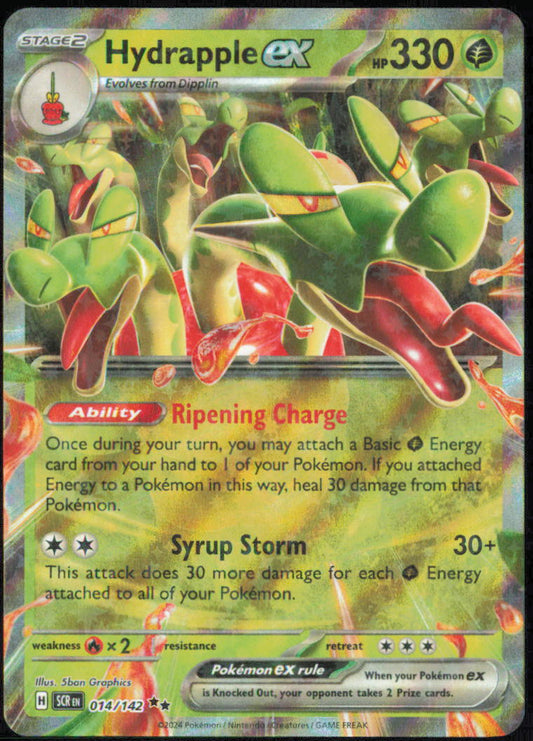 Hydrapple ex - 014/142 - SV07: Stellar Crown - SCR - 014/142 - Holofoil