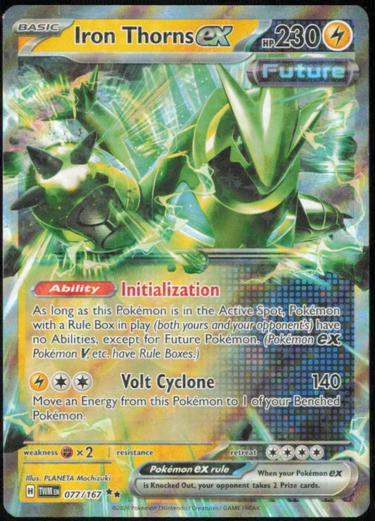 Iron Thorns ex - 077/167 - SV06: Twilight Masquerade - TWM - 077/167 - Holofoil