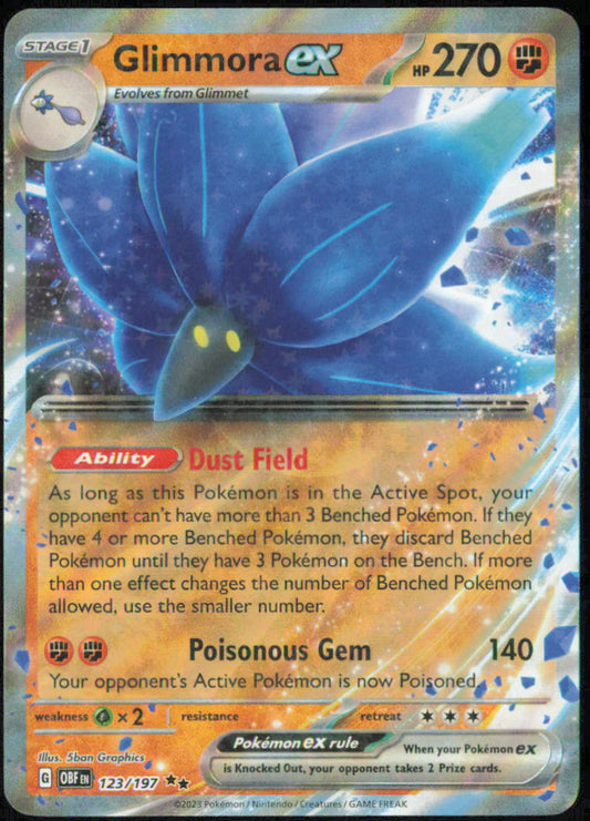 Glimmora ex - SV03: Obsidian Flames - OBF - 123/197 - Holofoil