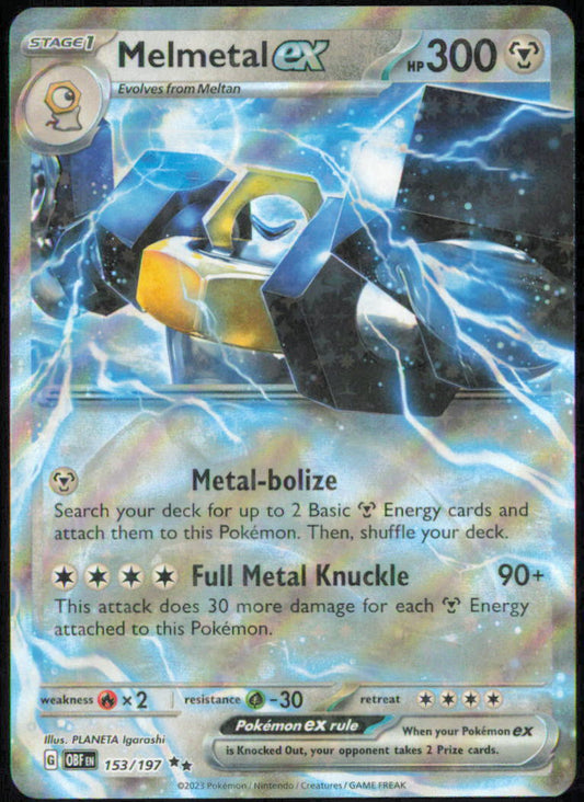 Melmetal ex - SV03: Obsidian Flames - OBF - 153/197 - Holofoil
