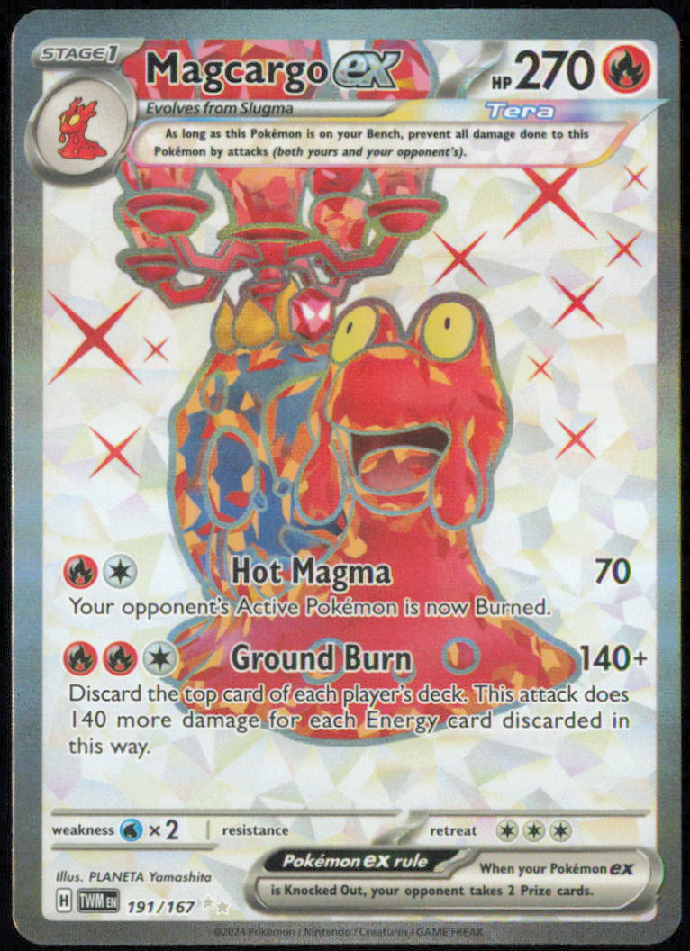 Magcargo ex - 191/167 - SV06: Twilight Masquerade - TWM - 191/167 - Holofoil