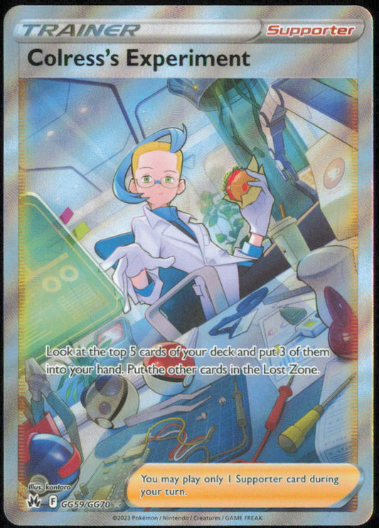 Colress's Experiment - SWSH: Crown Zenith: Galarian Gallery - CRZ:GG - GG59/GG70 - Holofoil