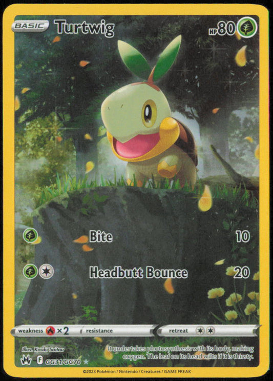 Turtwig - SWSH: Crown Zenith: Galarian Gallery - CRZ:GG - GG31/GG70 - Holofoil
