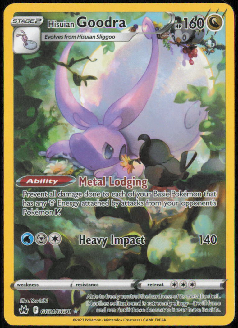 Hisuian Goodra - SWSH: Crown Zenith: Galarian Gallery - CRZ:GG - GG21/GG70 - Holofoil