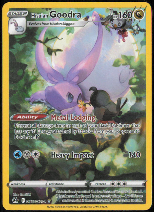 Hisuian Goodra - SWSH: Crown Zenith: Galarian Gallery - CRZ:GG - GG21/GG70 - Holofoil