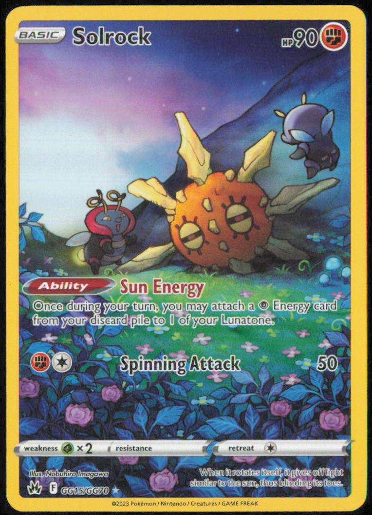 Solrock - SWSH: Crown Zenith: Galarian Gallery - CRZ:GG - GG15/GG70 - Holofoil
