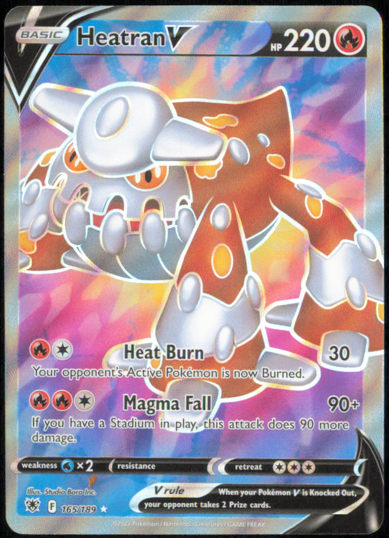 Heatran V (Full Art) - SWSH10: Astral Radiance - SWSH10 - 165/189 - Holofoil
