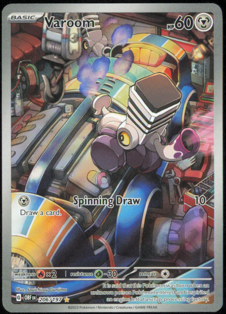 Varoom - 206/197 - SV03: Obsidian Flames - OBF - 206/197 - Holofoil